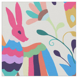 Mexikanska Otomi-Inspired Fabric Tyg