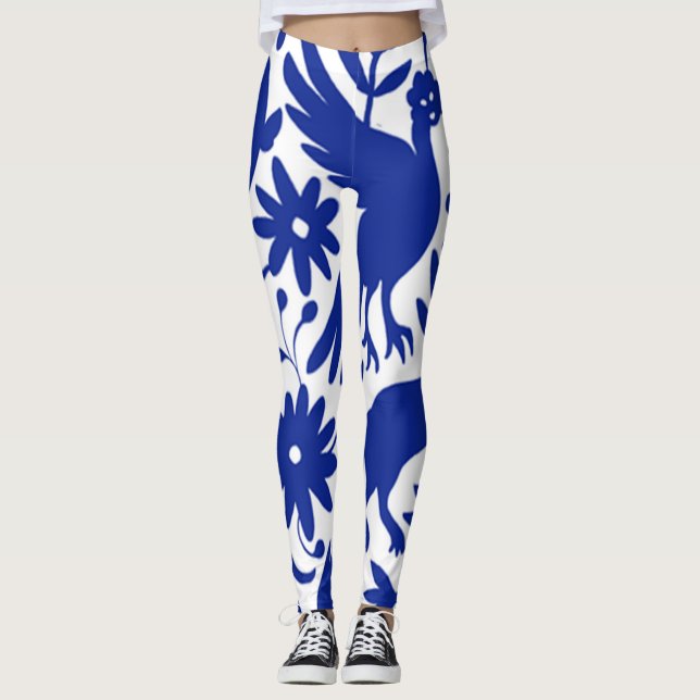 Mexikanska Otomi Leggings (Framsida)