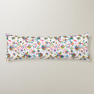 Mexikanska Otomi Stil Bright Mönster Kroppskudde