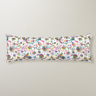 Mexikanska Otomi Stil Bright Mönster Kroppskudde