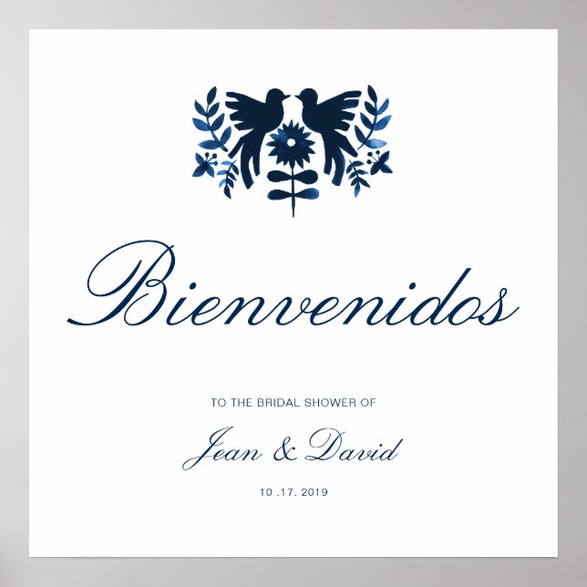 Mexikanska Otomi Välkommen Poster - flottan (Framsidan)