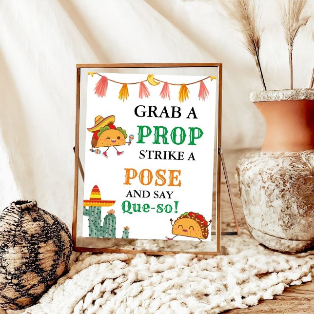 Mexikanska Party Fiesta Photo Booth Baby Shower Poster (Skapare uppladdad)