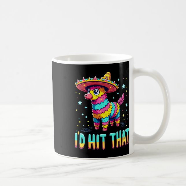 Mexikanska Party Pinatas jag Slått att Cinco De Ma Kaffemugg (Höger)