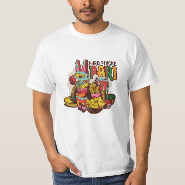 Mexikanska party t shirt (Framsida)