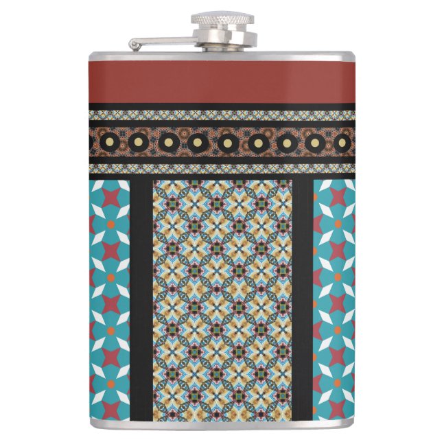 Mexikanska Patchwork Stil 3 Fickplunta (Framsidan)