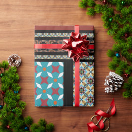 Mexikanska Patchwork Stil 3 Presentpapper