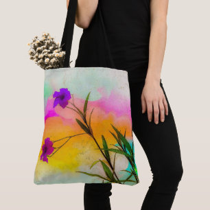 Mexikanska Petunias Kärlek Färg Tygkasse