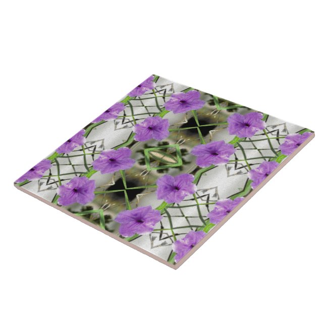 Mexikanska Petunias och Latticoks Kakelplatta (Sidan)