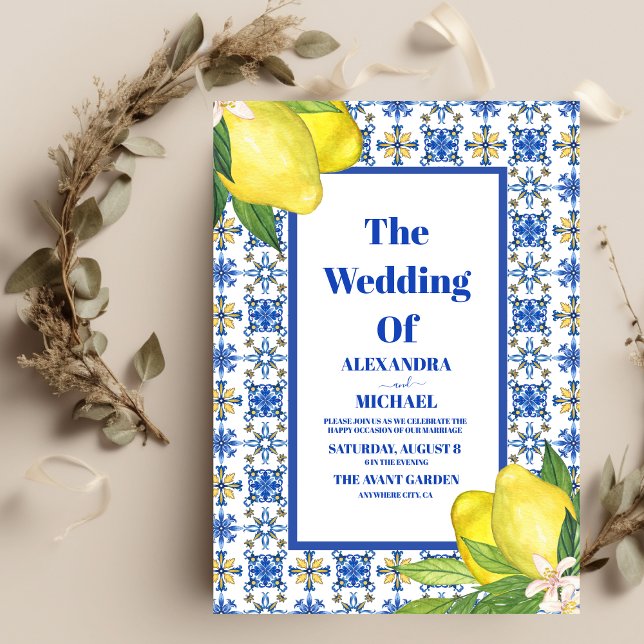 Mexikanska plattan Blommigt Bröllop Inbjudningar (Skapare uppladdad)