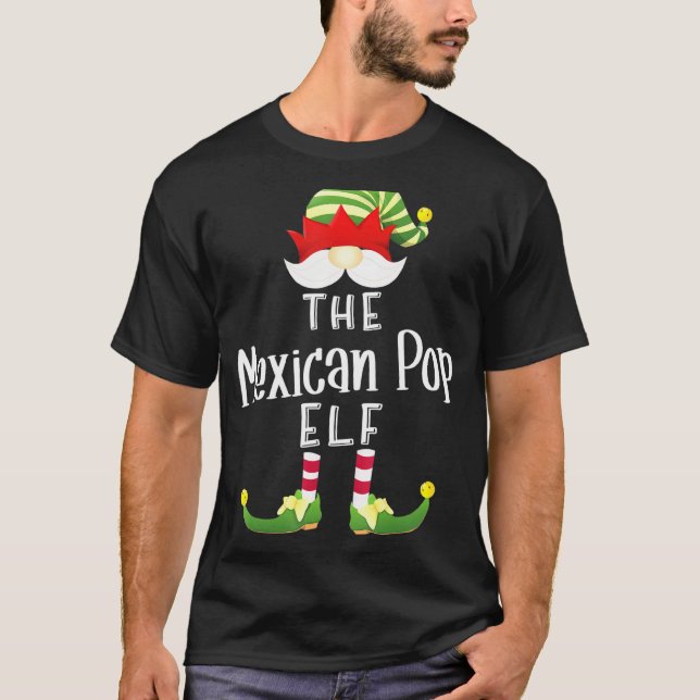 Mexikanska Pop Elf-gruppen jul Pajama Party 1 T Shirt (Framsida)