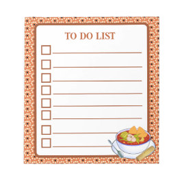 Mexikanska Pozole Rojo De Pollo Anteckningsblock