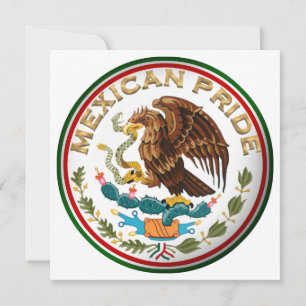 Mexikanska Pridet (Eagle från mexikanska Flagga) Inbjudningar