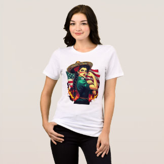 Mexikanska prinsessan Sombrero T-Shirt
