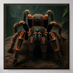 Mexikanska Redknee Tarantula Poster
