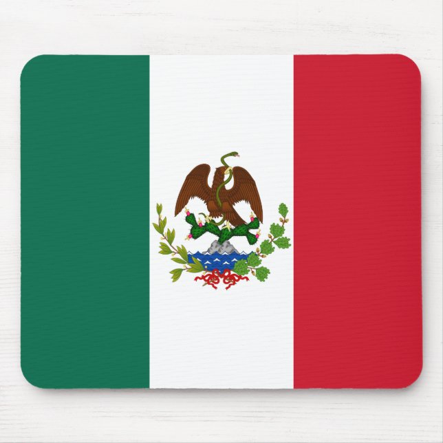 Mexikanska republiken Flagga: 1824-1835, Santa Ann Musmatta (Framsidan)