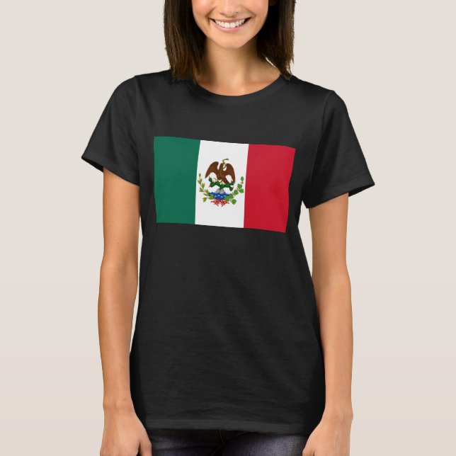 Mexikanska republiken Flagga: 1824-1835, Santa Ann T Shirt (Framsida)