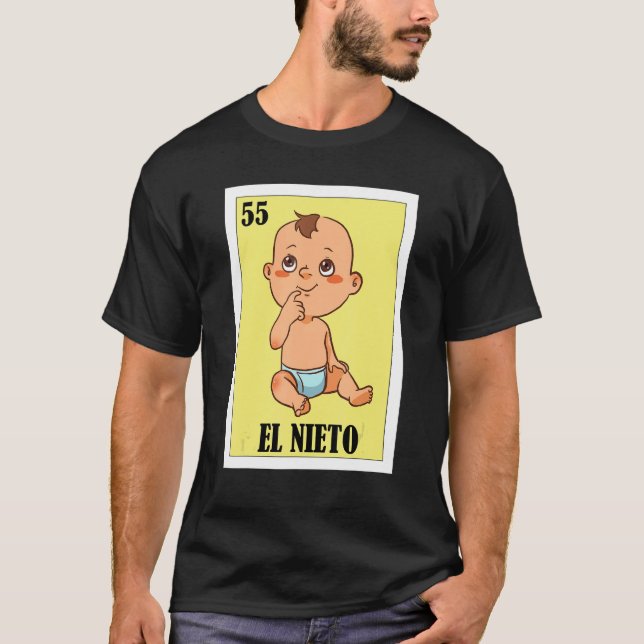 Mexikanska republiken Grandsons El Nieto T Shirt (Framsida)