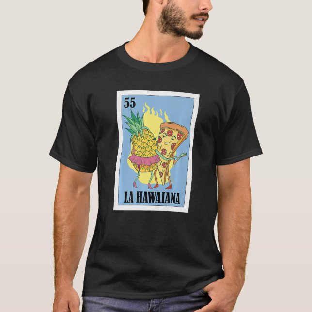 Mexikanska republiken Pizza La Hawaiana T Shirt (Framsida)