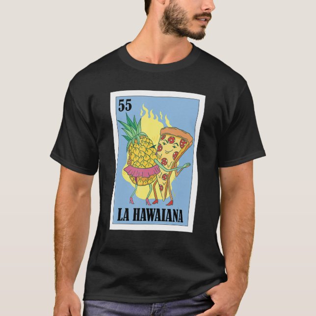 Mexikanska republiken Pizza La Hawaiana T Shirt (Framsida)