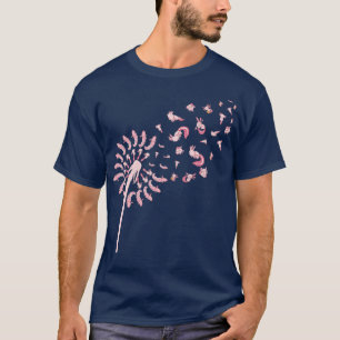 Mexikanska Salamander Amphibian Dandelion Axolotl T Shirt