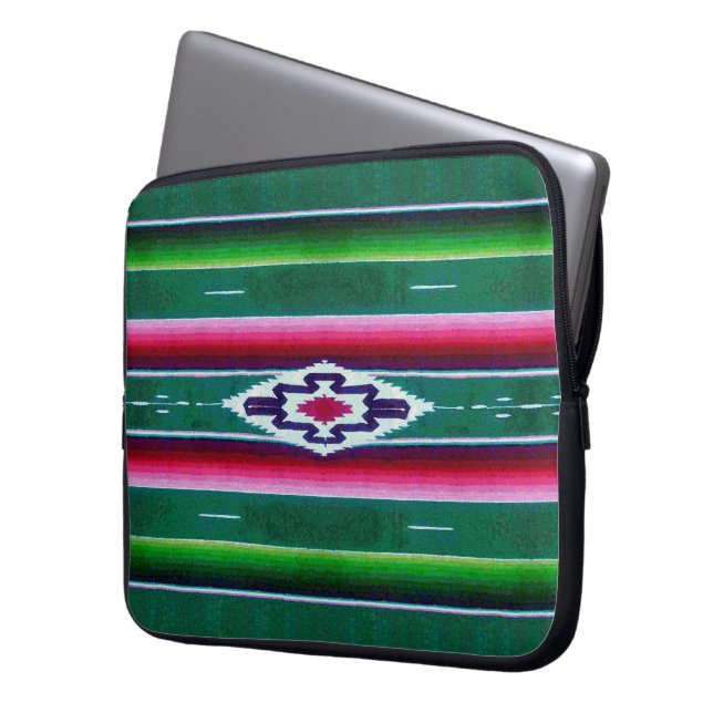 Mexikanska Sarape Mönster Laptop Fodral (Framsidan Vänster)