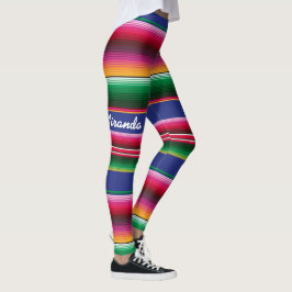 Mexikanska serbapet DITT NAMN Leggings Kvinnors By