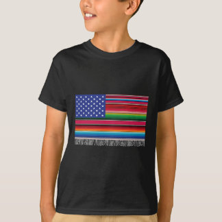 Mexikanska serberna USA flagga Cinco de Mayo för T Shirt