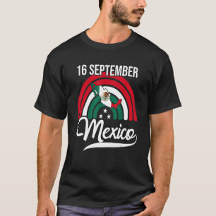 Mexikanska självständighetsdagen den 16 december 2 t shirt