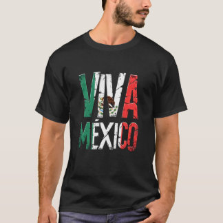 Mexikanska Självständighetsdagen Tee Viva Mexiko F