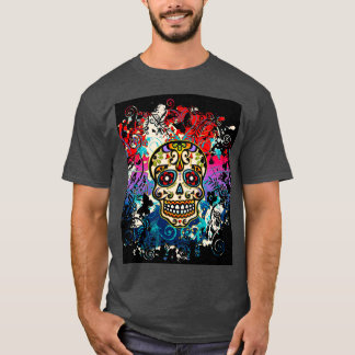 Mexikanska skalsockret Skull Day of the dead Dias  T Shirt