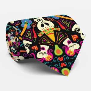 Mexikanska skelett som firar Day of the dead Slips