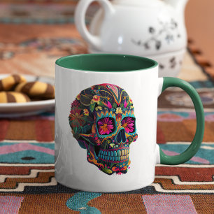 Mexikanska Skull Mugg