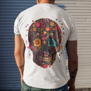 Mexikanska Skull T-Shirt