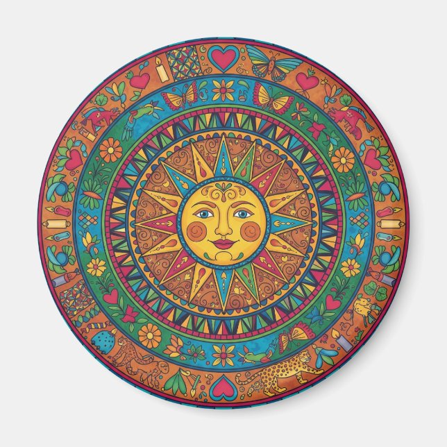 Mexikanska Sol Magnet (Framsidan)