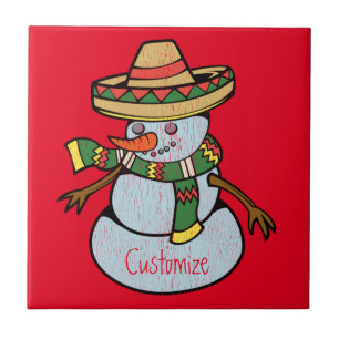 Mexikanska Sombrero Santa Thunder_Cove Kakelplatta