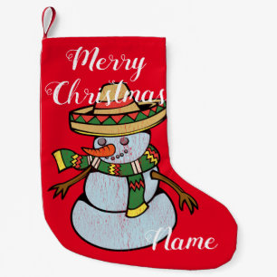 Mexikanska Sombrero Santa Thunder_Cove Liten Julstrumpa