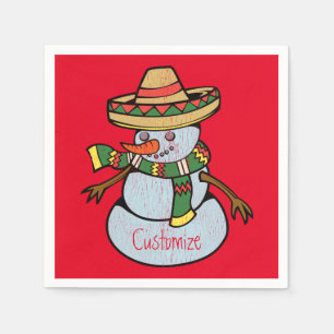 Mexikanska Sombrero Santa Thunder_Cove Pappersservett
