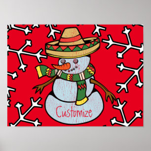 Mexikanska Sombrero Santa Thunder_Cove Poster