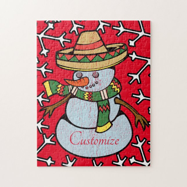 Mexikanska Sombrero Santa Thunder_Cove Pussel (Vertikal)