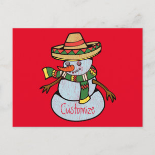 Mexikanska Sombrero Santa Thunder_Cove Vykort