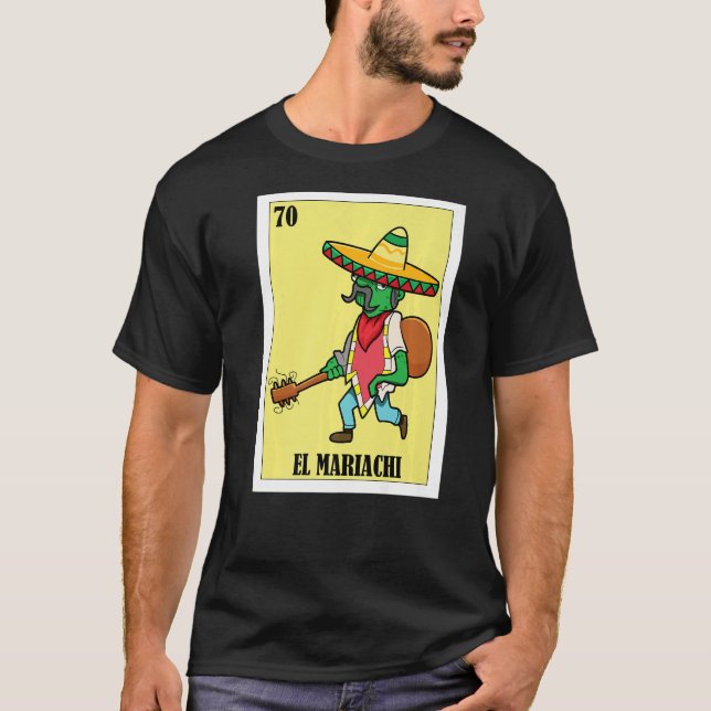 Mexikanska språket för latos El Mariachi T Shirt (Framsida)