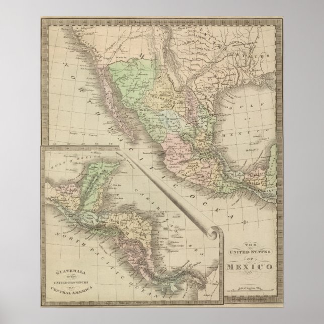 Mexikanska Stater Poster (Framsidan)