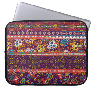 Mexikanska stil, traditionell struktur, lapptäcke laptop fodral