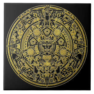 Mexikanska Stilen i södra Indiska oceanen Kakelplatta