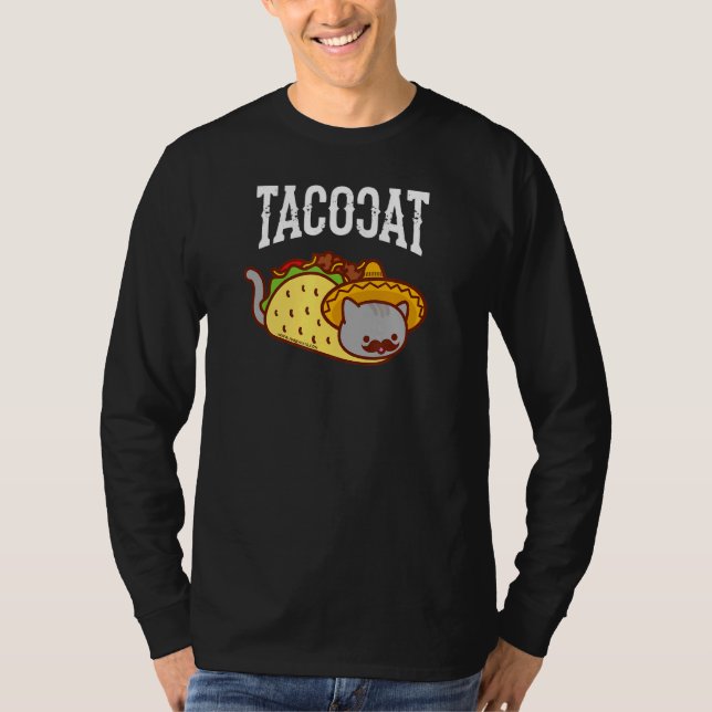 Mexikanska Taco Cat Cinco De Mayo Cinco De Meow T Shirt (Framsida)
