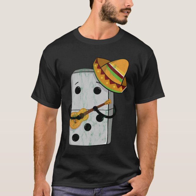 Mexikanska Tåg Dominoes Funny T Shirt (Framsida)