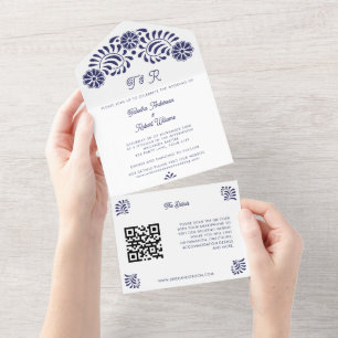 Mexikanska Talavera alla i ett med QR