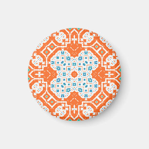 Mexikanska Talavera: Antique Ceramic Seamless Magnet