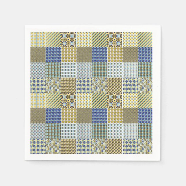 Mexikanska Talavera Azulejo Pappersservett (Framsidan)