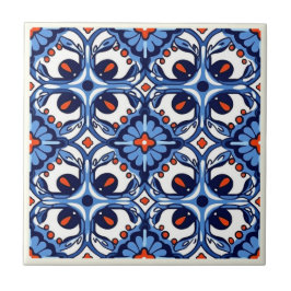 Mexikanska Talavera Ceramic Tile-samlingen Kakelplatta